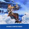 imagePlayStation Ghost of Tsushima 6 Jin Sakai Samurai Action Figure ampamp 2 Accessories The Shapes Collection for PS5 Fans ampamp Collectors Ages 176 Atreus Figure