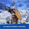 imagePlayStation Ghost of Tsushima 6 Jin Sakai Samurai Action Figure ampamp 2 Accessories The Shapes Collection for PS5 Fans ampamp Collectors Ages 176 Kratos Figure