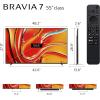 imageSony 55 Inch Mini LED QLED 4K Ultra HD TV BRAVIA 7 Smart Google TV with Dolby Vision HDR and Exclusive Features for PlayStation5 K55XR7055