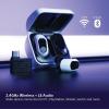 imageSony INZONE Buds Wireless Gaming Earbuds Perfect for PlayStation 5 for PCPS5SwitchMobile 48Hr Battery with Case Noise Canceling 360 Spatial Sound 24GHz USBC Dongle WFG700N BlackBlack