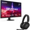 imageSony INZONE H5 Wireless Gaming Headset 360 Spatial Sound Works with PC PS5 28 Hour Battery 24Ghz Wireless and 35mm Audio Jack WHG500 BlackBlack