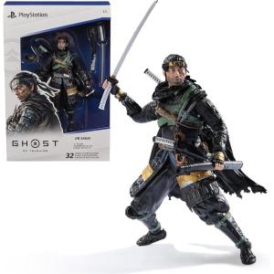imagePlayStation Ghost of Tsushima 6 Jin Sakai Samurai Action Figure ampamp 2 Accessories The Shapes Collection for PS5 Fans ampamp Collectors Ages 176 Jin Sakai Sumarai Figure