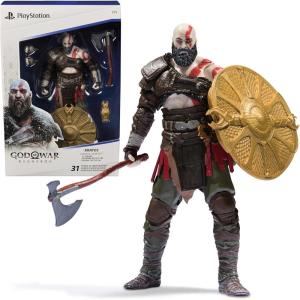 imagePlayStation Ghost of Tsushima 6 Jin Sakai Samurai Action Figure ampamp 2 Accessories The Shapes Collection for PS5 Fans ampamp Collectors Ages 176 Kratos Figure