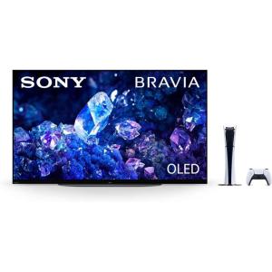 imageSony 42 Inch 4K Ultra HD TV A90K Series BRAVIA XR OLED Smart Google TV ampamp PlayStation 5 Digital Edition Console Slim