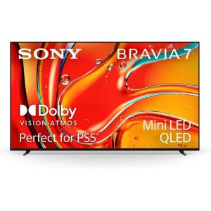 imageSony 55 Inch Mini LED QLED 4K Ultra HD TV BRAVIA 7 Smart Google TV with Dolby Vision HDR and Exclusive Features for PlayStation5 K55XR7055