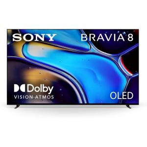 imageSony 65 Inch OLED 4K Ultra HD TV BRAVIA 8 Smart Google TV with Dolby Vision HDR and Exclusive Features for PlayStation 5 K65XR8077