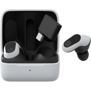 imageSony INZONE Buds Wireless Gaming Earbuds Perfect for PlayStation 5 for PCPS5SwitchMobile 48Hr Battery with Case Noise Canceling 360 Spatial Sound 24GHz USBC Dongle WFG700N BlackWhite