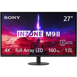 imageSony INZONE M9 II 27 4K UHD 3840 x 2160 160Hz Full Array LED 1ms GtG NVIDIA GSYNC Gaming Monitor DisplayHDR 600 Builtin Speakers DisplayPort 21 UHBR10 VRR HDMI 213 Year Limited WarrantyINZONE M9 II Monitor