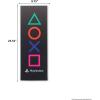 imageSony PlayStation White Controller Gallery Wrapped Canvas Wall Decor  PlayStation Wall Art for Game Room or Teen BedroomBlackGreen