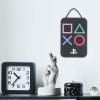 imageSony PlayStation White Controller Gallery Wrapped Canvas Wall Decor  PlayStation Wall Art for Game Room or Teen BedroomBlackRed