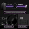 imageSony INZONE H9 II Wireless Noise Canceling Gaming Headset WH1000XM6 Drivers Lightweight Detachable Cardoid AI Mic 24GHz and Bluetooth Soft Case for PC PS5 Switch and Mobile WhiteBlack