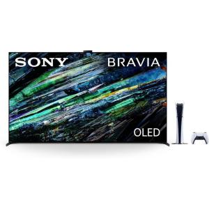 imageSony QDOLED 65 inch BRAVIA XR A95L Series 4K Ultra HD TV Smart Google TV ampamp PlayStation 5 Digital Edition Console Slim
